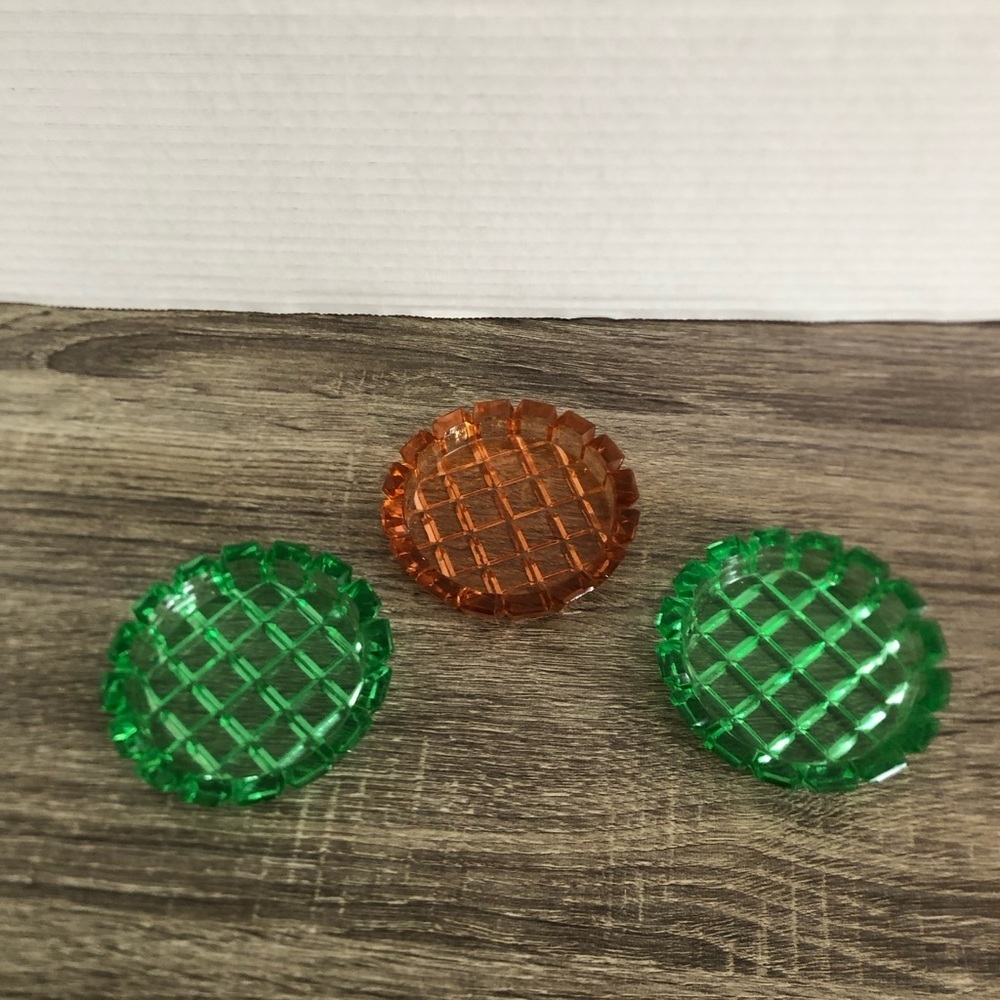 Vtg Depression Glass Coasters